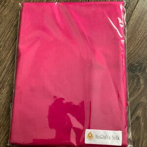 NWT NaRaYa Silk Fabric – Bright Pink – Sealed Packaging